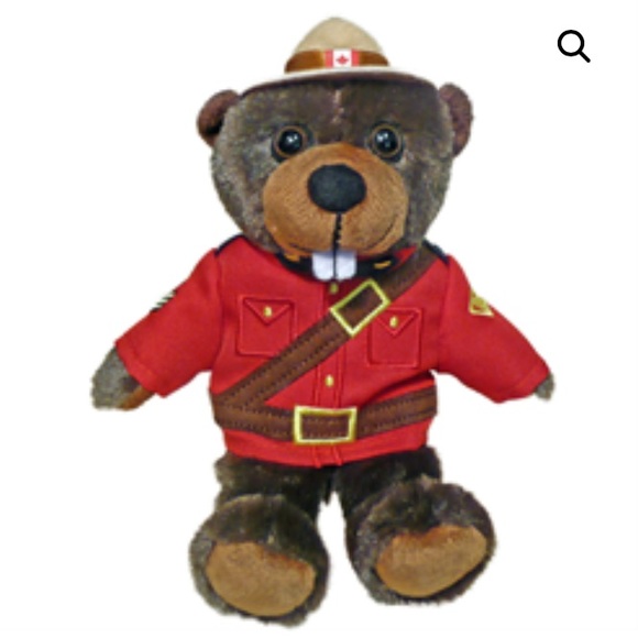 RCMP “sergeant beaver” plush toy NWT - Picture 3 of 4
